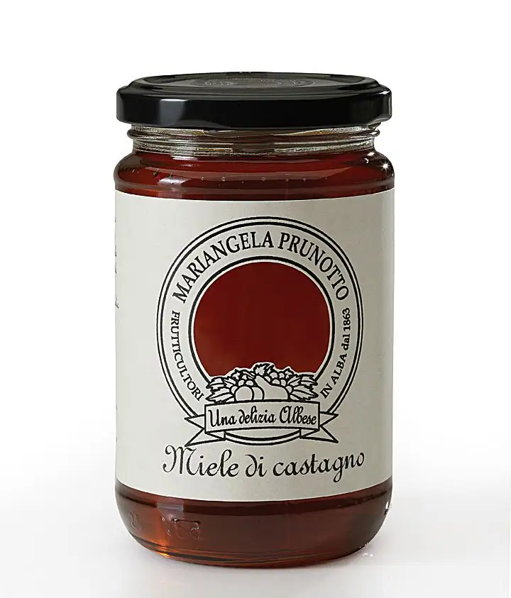 Miele di puro fiore di castagno di alta qualità made in Italy barattolo di vetro 400 g naturale