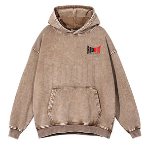 Sweat-shirts délavés à l'acide fabriqués au Pakistan, vêtements décontractés, sweat-shirts délavés à l'acide avec logo personnalisé - Product Image 1