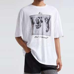 T-shirt en tissu éponge pour homme, best-seller, sur mesure, vente en gros, coupe ajustée, séchage rapide, écologique, pour adultes, grandes tailles, haute qualité, logo uni - Product Image 1