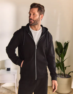 เสื้อฮู้ดสำหรับผู้ชายแบบสั่งตัดโลโก้แบบปกติแบบรูดซิปดีไซน์แบบหลายสีล้วนผ้าฝ้าย100% 320 GSM สไตล์ลำลอง - Product Image 5