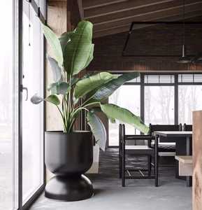 Pots de fleurs d'intérieur élégants Jardinière moderne et imperméable Conteneurs de plantes décoratifs durables pour la maison, le bureau, le jardin et le patio - Product Image 6