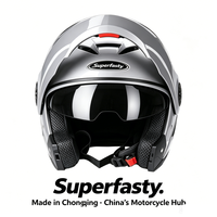 Nouveau casque de moto modulaire certifié DOT en ABS, intégral et relevable avec système de déverrouillage rapide pour l'aventure, vente en gros OEM