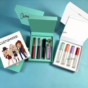 3in1リキッドリップスティックとリップライナーセット長持ちするマットリップグロスとリップライナーペンシルセットボックスプライベートロゴビーガンコスメティックキット - Product Image 4