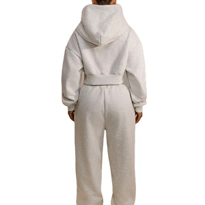 Sudaderas con Capucha Personalizadas OEM con Cierre Doble Deslizante para Mujer, Sudadera de Forro Polar al por Mayor con Etiqueta Privada OEM, Sudaderas Personalizadas de Estilo Urbano - Product Image 5