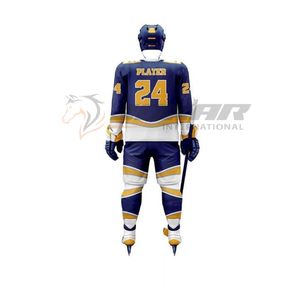 Nuevo juego de uniforme de hockey sobre hielo 2025 diseñado para velocidad y comodidad para combinar con cualquier marca o estilo de equipo con precio barato para la venta - Product Image 3