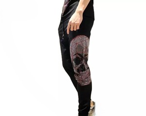 ชุดวอร์มผู้ชายประดับเพชรเทียม ซักง่าย ทนทาน ระบายอากาศได้ดี สวมใส่สบาย ไม่ยับง่าย สไตล์ลำลอง - Product Image 3