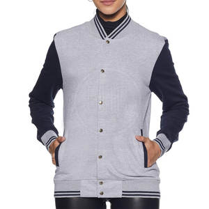 แจ็คเก็ตเลตเตอร์แมนผู้หญิงแบบใหม่ล่าสุด ผ้าคอตตอนย้อมสี พิมพ์ลาย กันลม เป็นมิตรกับสิ่งแวดล้อม ติดกระดุม ผลิตในปากีสถาน - Product Image 1