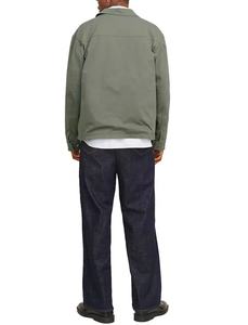 Veste de travail vintage pour homme, tissu denim délavé, motif lettres, taille XS, pour le printemps, vêtements de travail inspirés des ouvriers de Détroit - Product Image 3