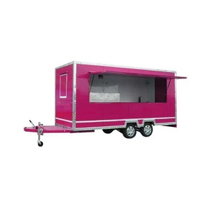 Camión de comida rápida, carrito de comida para restaurante, furgoneta expendedora, camión de catering, remolque de comida móvil a la venta - Product Image 1