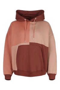Sweat-shirt à capuche uni, chaud et élégant pour l'hiver, 100% coton, coupe ample, pour femmes. - Product Image 6
