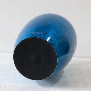 Fabricant d'urnes funéraires en aluminium bleu de haute qualité pour adultes design gravé sur mesure modèle en laiton cendres humaines urne funéraire fournitures - Product Image 5