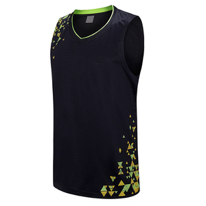 Uniformes de basket-ball sans manches design unique vêtements de sport uniforme de basket-ball Top tendance séchage rapide 100% polyester séchage rapide - Product Image 5