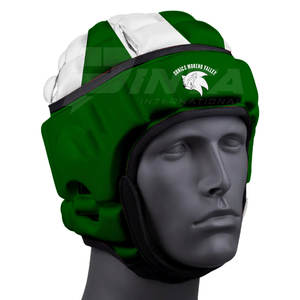 Protector de cabeza de entrenamiento de cuero Premium de alta calidad Color sólido Diseño único Casco de boxeo más vendido - Product Image 4