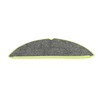 Pièces de rechange pour robot aspirateur I Robot Room Ba 205 Dust Compactor Combo / Vac Robot Vacuum : brosse d'angle en caoutchouc principale, chiffon de nettoyage, filtre HEPA