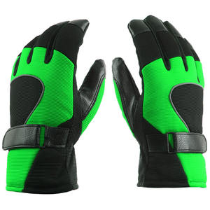 Guantes Mecánicos de Algodón para Invierno, con Protección de Cuero Anti-Vibración y Pantalla Táctil - Product Image 4
