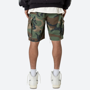 Pantalones cortos de camuflaje hechos a medida para hombres, pantalones cortos estampados ligeros para uso al aire libre - Product Image 3