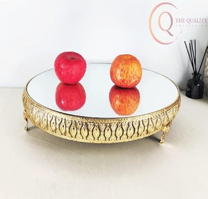 Modern Metal Cake Stand with Sophisticated Design, Perfect <b>for</b> Cakes, <b>Cupcakes</b>, and Desserts - Product Image 3