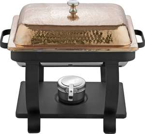 Conception martelée Restaurant équipement alimentaire chauffe-plat pour la fête de mariage restauration servant chauffe-plat - Product Image 2