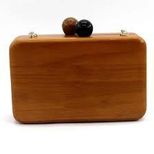 Nuevo Bolso de Noche de Madera para Fiesta, Bolso de Mano de Madera para Mujer, Bolso de Hombro, Hecho a Mano - Product Image 3