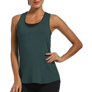 เสื้อแขนกุดออกกำลังกายสำหรับผู้ชายเสื้อพิมพ์ลาย DTF แขนกุดด้านหลังระบายอากาศวิ่งฤดูร้อนปรับแต่งได้ - Product Image 5