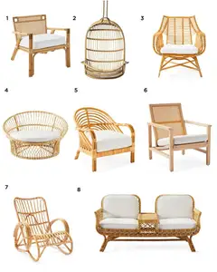 Vietnam'dan Vintage rattan mobilya toptan