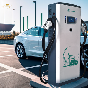 Brazil anatel chứng nhận New 60kw <span class=keywords><strong>DC</strong></span> sạc đôi Gun cho <span class=keywords><strong>DC</strong></span> nhanh Trạm Sạc với 7 ''Màn hình cảm ứng và buộc phải làm mát không khí - Product Image 1