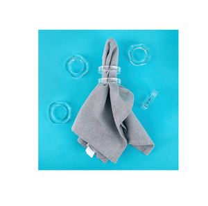 Acrylic Circular Napkin Ring Modern Simple <b>Table</b> Decoration Cloth Ring for <b>Wedding</b> Decoration Items - Product Image 2