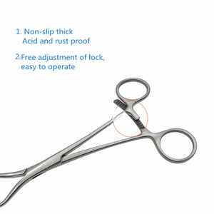 Instruments orthopédiques manuels en acier inoxydable, pinces de réduction osseuse pointues avec 3 tailles, pinces de maintien osseux par Surgiright - Product Image 6