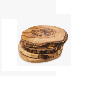 Classic Style Custom Logo Size Natural Cup Mat Bamboo Eco-Friendly Wooden Coasters for Drinks Coffee Tea <b>Kitchen</b> <b>Accessory</b> - Product Image 1