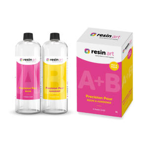 <b>Clear</b> DIY <b>Epoxy</b> <b>Resin</b> with Hardener (A/B) Perfect for Arts, Crafts, Jewelry, and Balloon Projects - Product Image 1