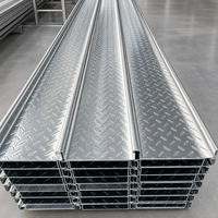 Plancher en acier de précision, plancher composite en métal non bétonné pour système de support de mezzanine et de loft