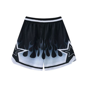 Shorts de sport en tissu élastique de différentes couleurs, durables, fabriqués en usine, uniformes personnalisés, uniformes de basket-ball personnalisés pour hommes - Product Image 5