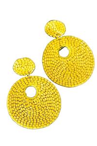 ต่างหูทำมือสุดฮิต ประดับลูกปัดหลากสีสัน ลูกปัดเม็ดเล็กสีขาวดำ เครื่องประดับแบบยาวสำหรับผู้หญิง - Product Image 2