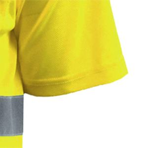 Rayures réfléchissantes Hi Vis Workwear Construction Hi Vis Safety Work T Shirt Demi-manche T-shirt réfléchissant haute visibilité - Product Image 4