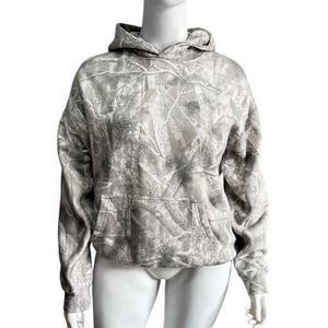 Gran oferta, Sudadera con capucha de camuflaje para mujer, sudadera de manga larga con estampado de hojas de arce de gran tamaño, ropa de calle bordada, Jersey informal de otoño - Product Image 3