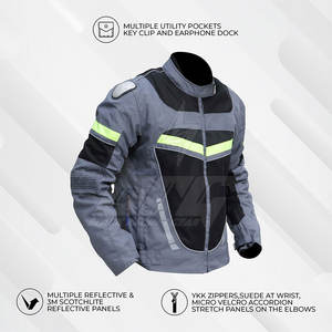 Vente en Gros Logo Personnalisé Moto Textaile Veste Manches Longues Textile Moto Vestes Pour Hommes - Product Image 5