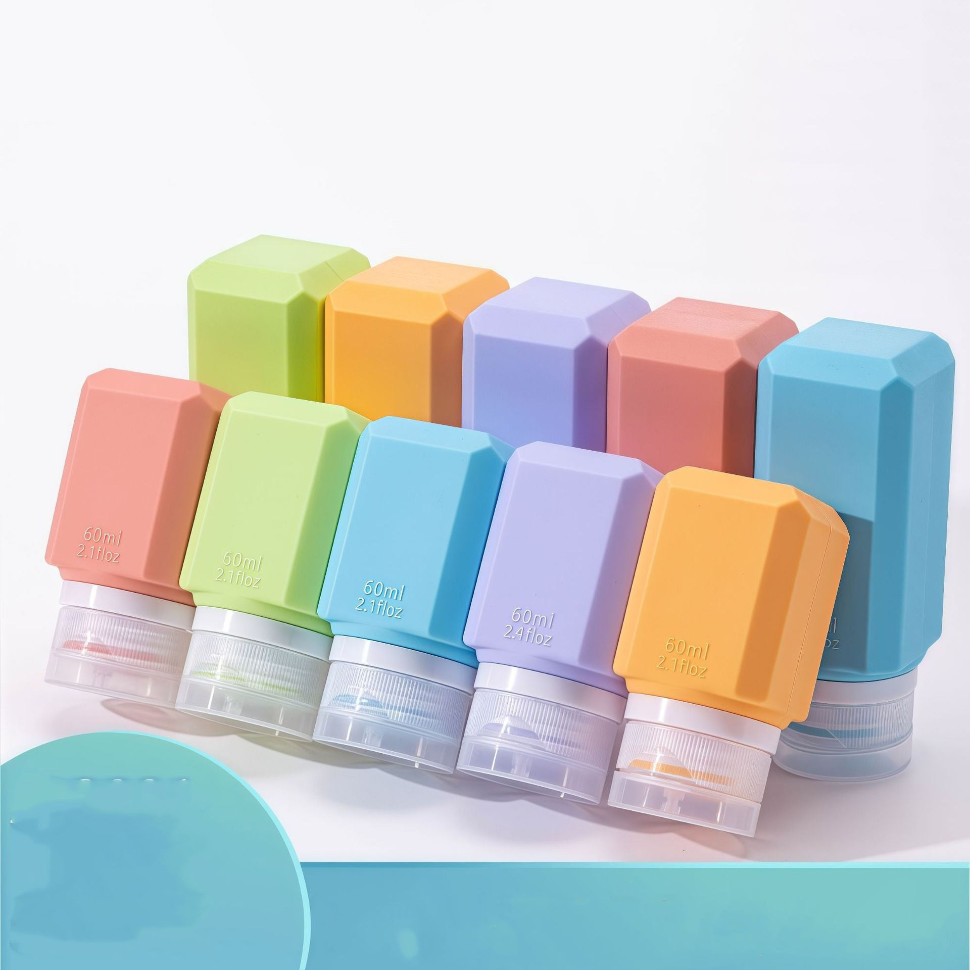 สีฟ้า, สีเขียว, สีส้ม, สีชมพู, สีม่วง