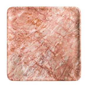 Posavasos clásicos de cerámica blanca con base de corcho y patrón de mármol para manualidades y bebidas Posavasos de piedra con superficie en blanco - Product Image 1