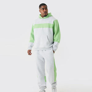 Vente en gros OEM 2025 – Survêtements décontractés à capuche pour hommes, coupe ajustée, grandes tailles, en coton/polaire, imprimés sur mesure, 100 % coton, pour le jogging - Product Image 1