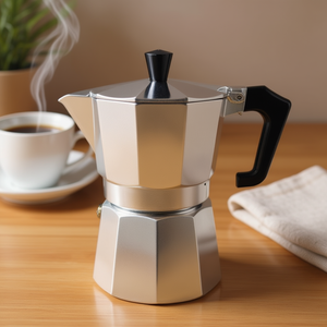 ITALEXPRESS 1361 Cafetera de aluminio plateado para 3 tazas - Product Image 3