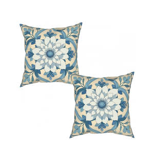 100% coton jeter taie d'oreiller impression numérique personnalisé brodé canapé housse de coussin à vendre - Product Image 3