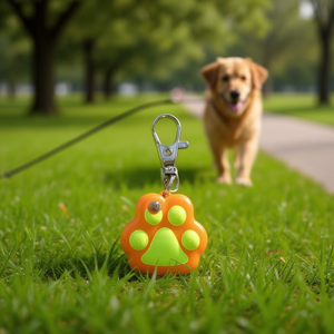 Wholesale Manufacturer's Reflective Paw Print Pendant Pet <b>Collar</b> <b>Charm</b> <b>Dog</b>/Cat Tag Accessory - Product Image 3