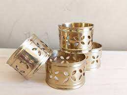 Servilletero de Metal para Mesa de Comedor, Bodas y Fiestas, Servilletero de Latón para Uso en Bodas y Fiestas, Tamaño Personalizado - Product Image 6