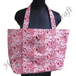100% sac fourre-tout coton bloc impression toile avec Logo imprimé personnalisé réutilisable coton toile sacs à provisions coton toile sac fourre-tout - Product Image 4