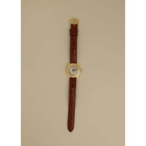 Vintage for <strong>Cartier</strong> Luxury Leather <strong>Watch</strong> 41mm Automatic Mechanical Movement Genuine Band Luminous Feature Case Thickness 5mm - Product Image 1