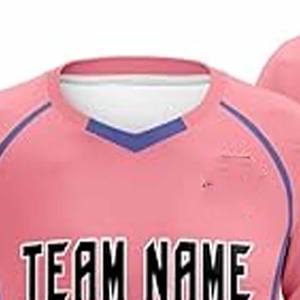 Camiseta de Fútbol Personalizada de Manga Corta con Cuello en V para Hombre con Número Personalizado, Tejido de Punto, Cargada por Dress Sports - Product Image 2