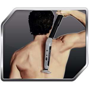 Nouvel étui à long manche avec 3 têtes de rasage flexibles, charnière pivotante, kit de 4 outils de rasage pour le dos - Product Image 4