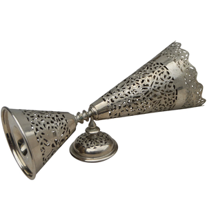 Brûleur d'encens Bakhoor traditionnel du Moyen-Orient, encensoir religieux arabe, métal écologique, 100% naturel - Product Image 3