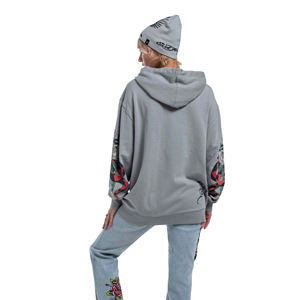 Sudadera con Capucha Personalizada para Mujer, Invierno, Ecológica, Transpirable, Ligera, con Cierre Frontal, Logotipo, 100% Algodón, Bolsillos, Mangas Largas - Product Image 4