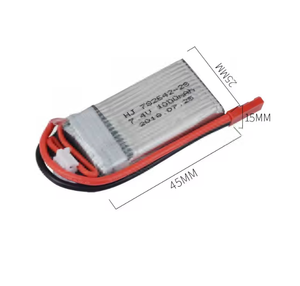Batterie LiPo 7.4V 1000mAh MJXRC X600 améliorée 2S 25C rechargeable pour jouets télécommandés fabriqués en Chine - Product Image 3